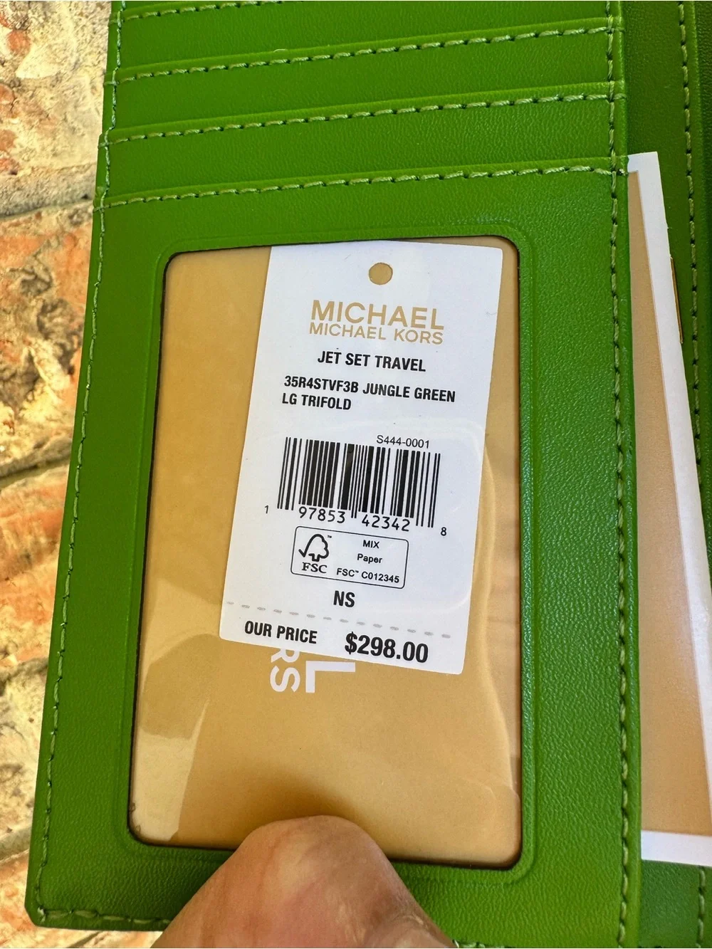 Michael Kors Green Signature Wallet